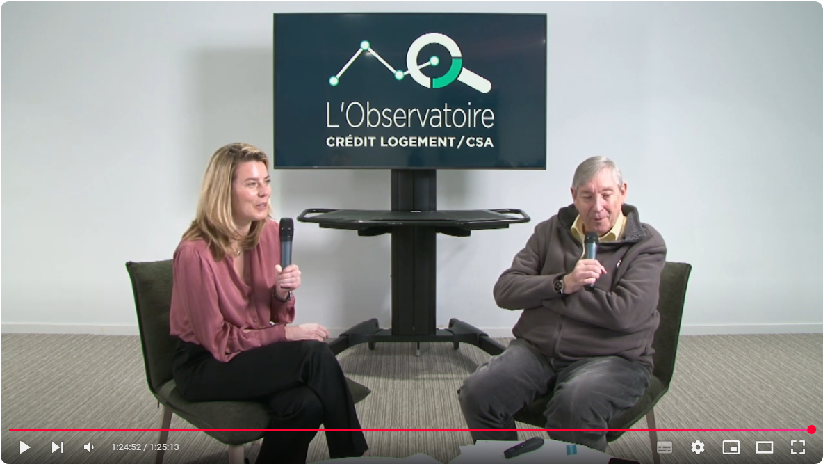 Replay Conférence L'Observatoire Crédit Logement / CSA 4ème trimestre 2024 - 21 janvier 2025